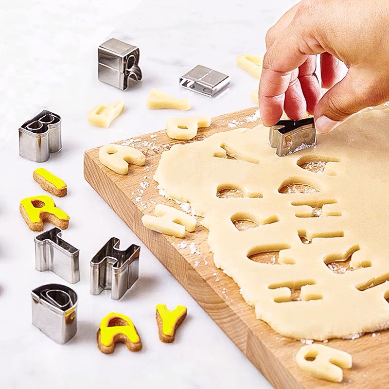 Bộ khuôn cutter nhấn 26 chữ