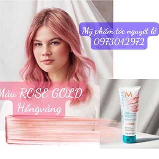 MẶT NẠ BỔ SUNG SẮC TỐ MÀU HỒNG VÀNG GOLD ROSE VÀ NHUỘM MÀU BÁN VĨNH CỮU CHO TÓC MOROCCCANOIL COLOR DEPOSITING MASK 200ml