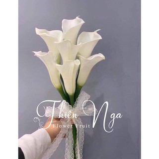 Hoa Rum cầm tay cô dâu bằng lụa 170