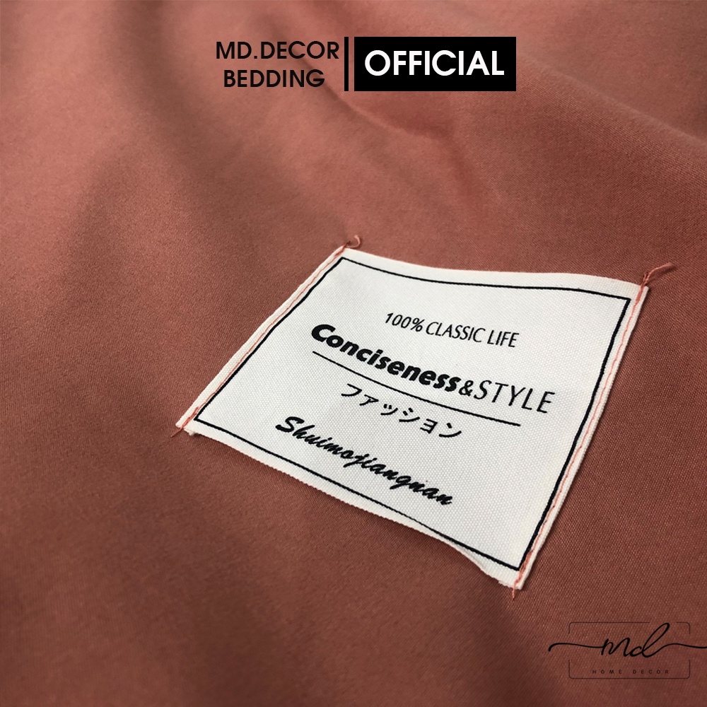 Bộ chăn ga cotton Tici MD.DECOR - Bedding phong cách Hàn Quốc đủ size đủ màu (không kèm ruột)
