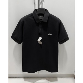 POLO RACING đen - ÁO POLO mouse vải dày CHUỘT TRẮNG