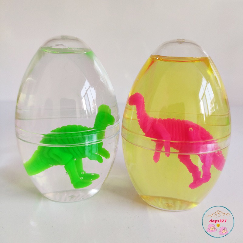 Slime quả trứng gà bên trong có khủng long chất trong màu đẹp chất nhờn ma quái slam hủ