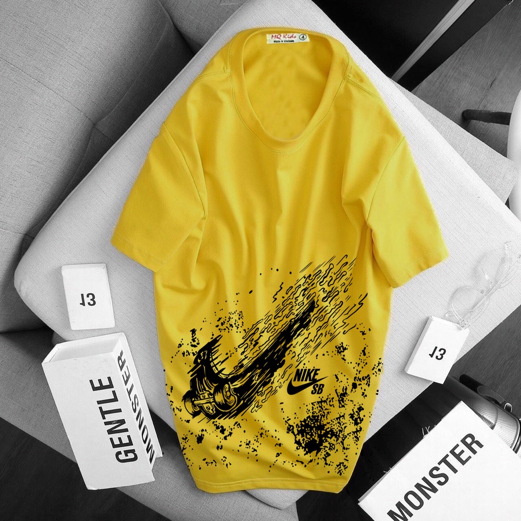 Áo cộc tay bé trai size đại MQ kids áo phông ngắn tay cho bé chuẩn xịn