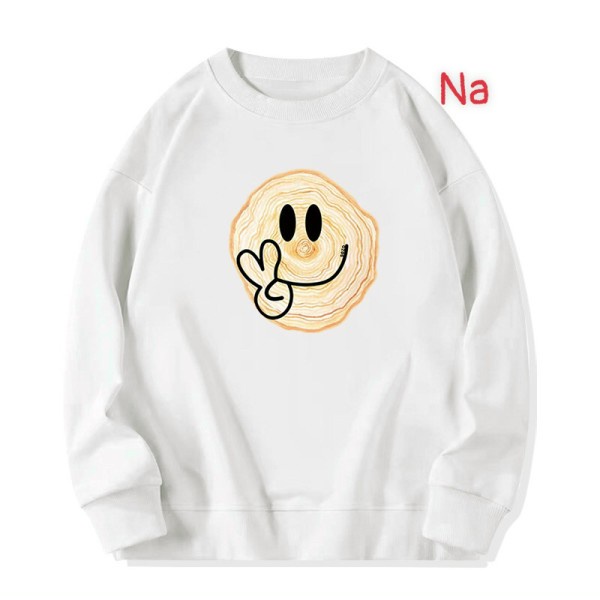 áo sweater mặt cười say hi chất nỉ cotton form rộng unise giá rẻ hình in 5D freesize