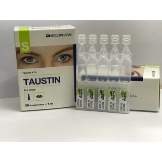 Dung dịch nhỏ dưỡng mắt Taustin 4% 1ml hộp 20 ống