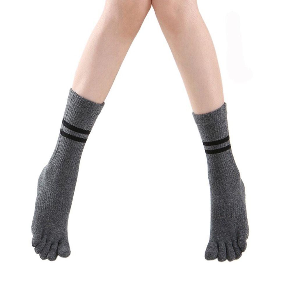 Vớ Cotton Năm Ngón Họa Tiết Chấm Bi Thời Trang Thoáng Khí