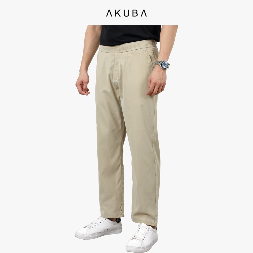 Quần kaki ống xuông cao cấp Akuba chất form Regular 01H0284