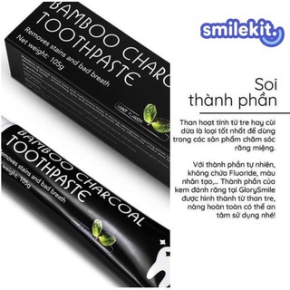 Kem đánh răng trắng than tre SmileKit 105g