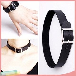 Vòng Cổ Choker Giả Da Trang Trí Đinh Tán Cá Tính Cho Nữ