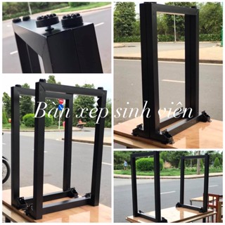 Chân Bàn Sắt sơn tĩnh điện 72cm Xếp gọn