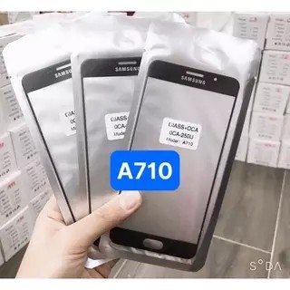 Kính ép màn hình có keo oca samsung a710 - kính ép liền keo a7.2016 - ss a7-2016 - a7 2016