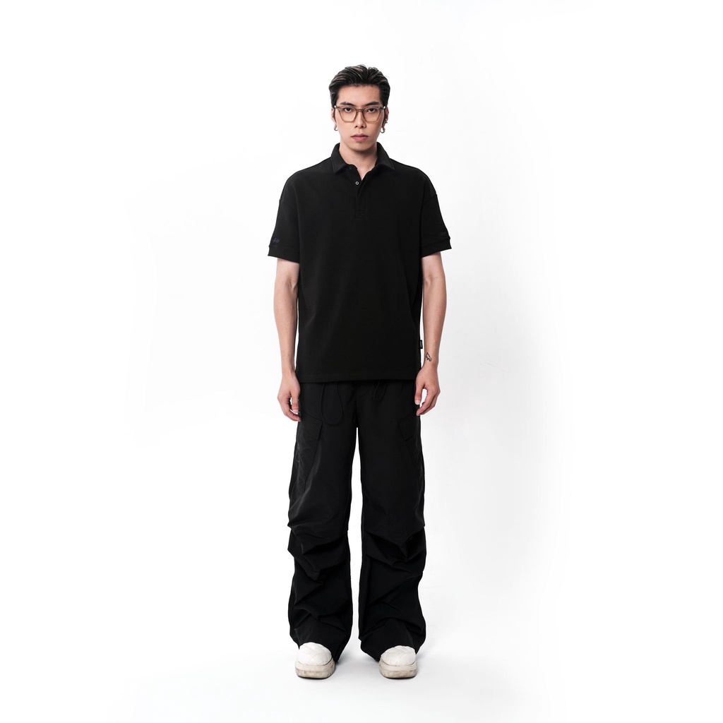 Áo Polo Escape into Spring_ Off White/Black