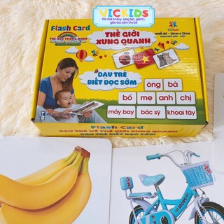 Bộ Thẻ Thông Minh Flash Card 14 Chủ Đề Cho Bé Tìm Hiểu Về Thế Giới Xung Quanh, Phát Triển Kỹ Năng Giao Tiếp