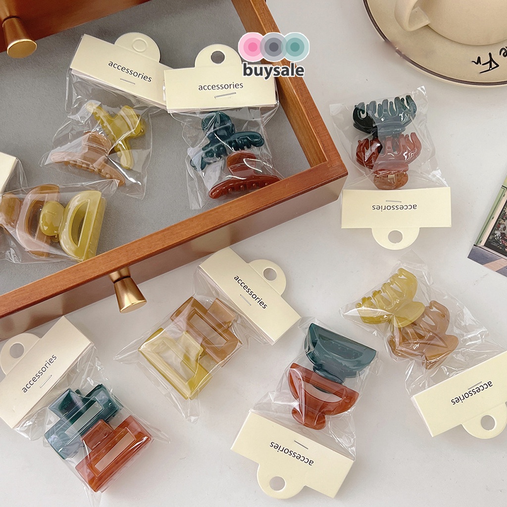 Kẹp tóc càng cua nhỏ nhắn, đáng yêu, màu sắc đa dạng, chất liệu nhựa bền bỉ, không gãy tóc - BuySales - BSPK310