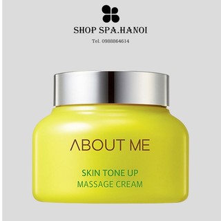 Kem massage da, detox, tẩy trang, tẩy da chết và làm sạch da About Me Skin Tone Up Massage Cream