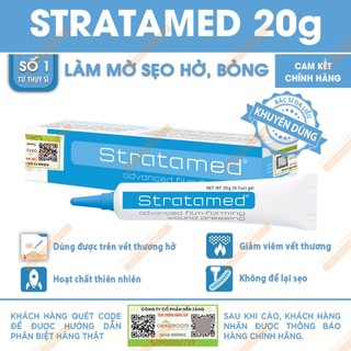 Gel Hỗ Trợ Làm Mờ Sẹo Và Vết Thương Hở Stratamed 20g - Thụy Sỹ