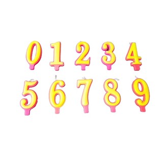 Nến số 0-1-2-3-4-5-6-7-8-9