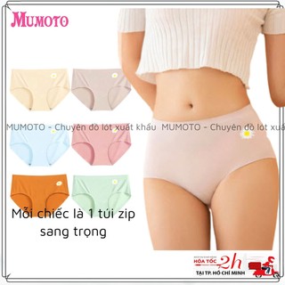 Quần lót nữ đúc su kháng khuẩn không lộ ngấn hoa cúc. Chip nữ không viền hoa cúc, vải mát, mặc đầm body ôm sát