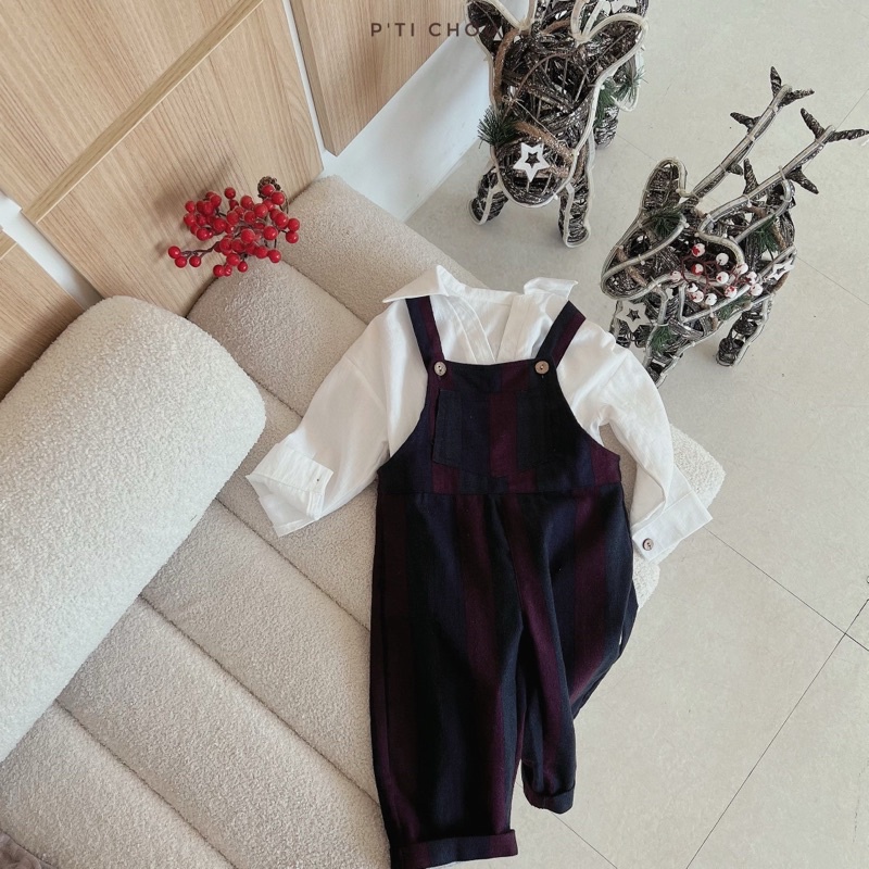 Sơmi trắng cho bé P'ti chou