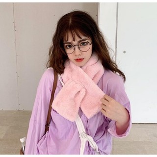 Khăn quàng cổ lông thỏ mềm mịn