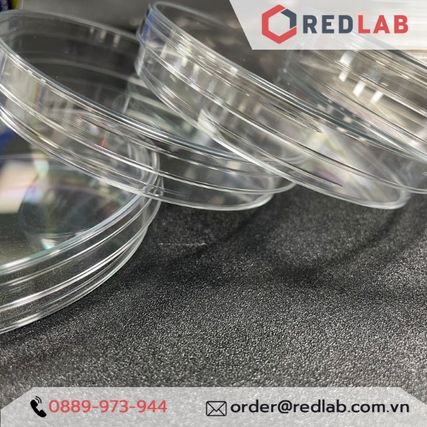 Đĩa petri nhựa 90 mm x 16,2 mm FLmedical - Ý, dùng cho phòng sạch ISO6, 1 CẶP