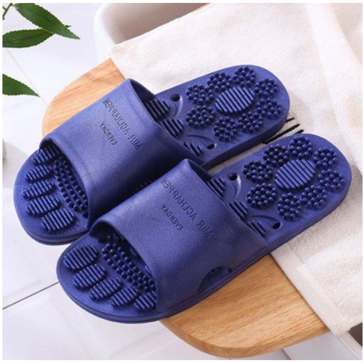 Dép Đi Trong Nhà Tắm, Gai massage lỗ thoáng khí, thoát nước, Văn Phòng, Hàng xuất Nhật chống trơn trượt Tintin DNL24