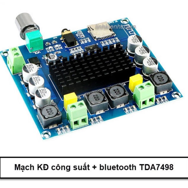 TDA7498 7498 Mạch khuếch đại công suất bluetooth 2x100W hỗ trợ khoảng cách siêu xa