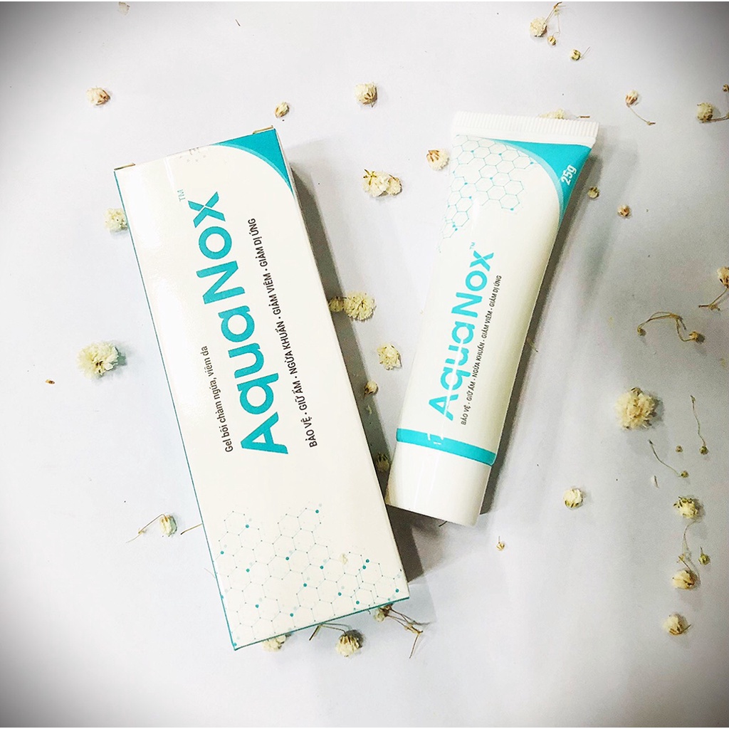 Gel Bôi AQUANOX 25gr - Gel bôi viêm da cơ địa, chàm ngứa , tổ đỉa, da cơ địa, hắc lào, nấm ngứa đầu.