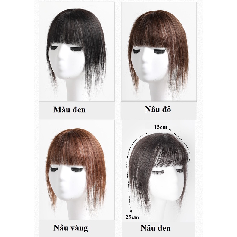 Mái 3D tóc giả phủ hói 3DL01 💖FREESHIP💖 mái phủ tóc bạc, phủ hói tóc giả