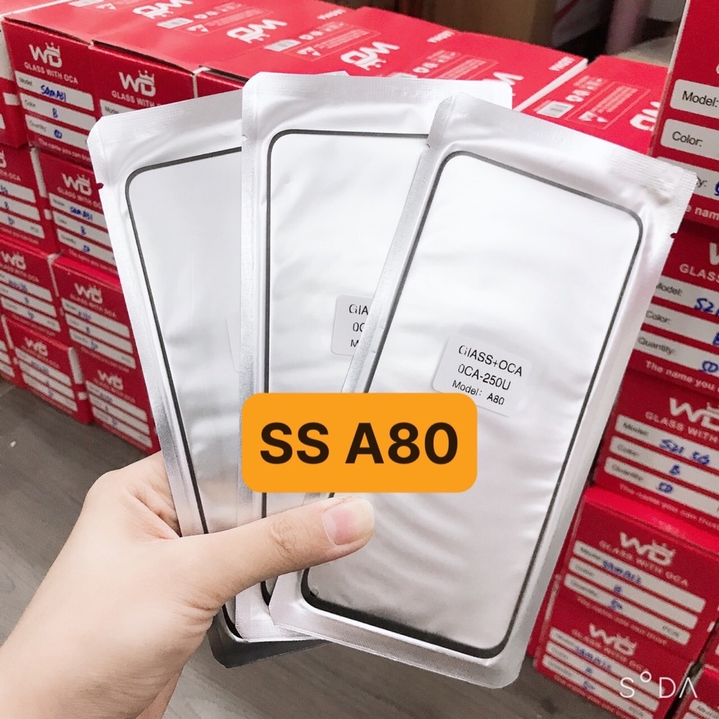 KÍNH ÉP CÓ KEO OCA SAMSUNG A80 - KÍNH SAMSUNG A90