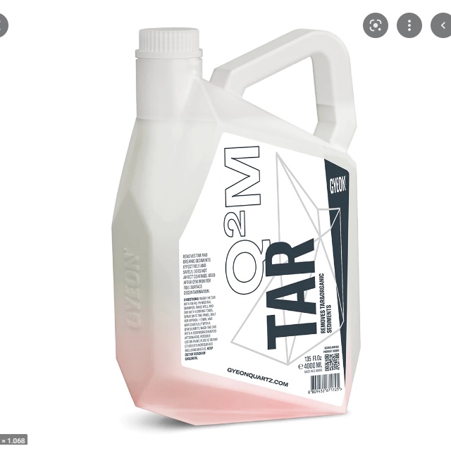 DUNG DỊCH TẨY NHỰA ĐƯỜNG CHO XE Ô TÔ GYEON Q2M TAR 4000ML ducthanhauto