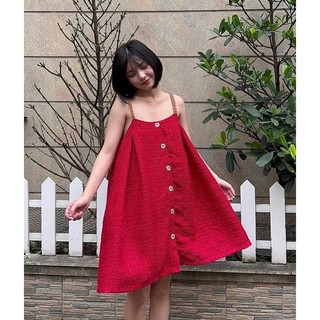 ĐẦM TWEED DÂY XÍCH 2 LỚP