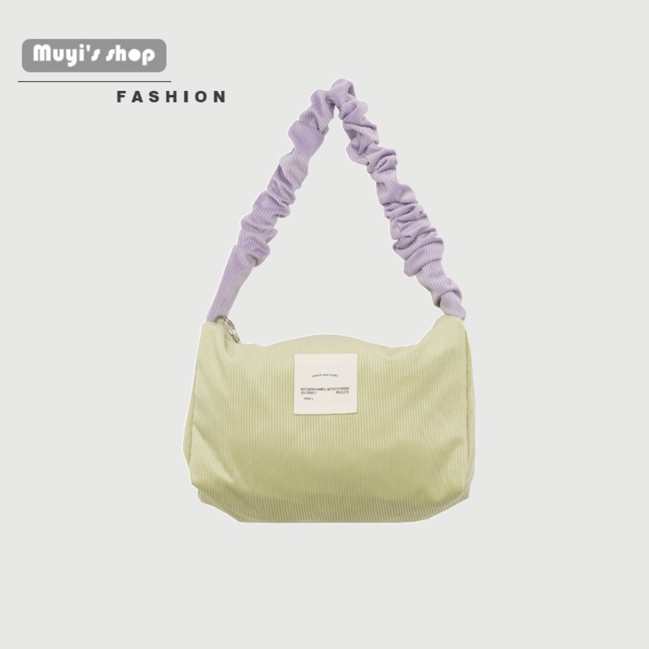 Túi cầm tay đeo vai màu sắc ngọt ngào phong cách Nhật Bản thời trang cho nữ
