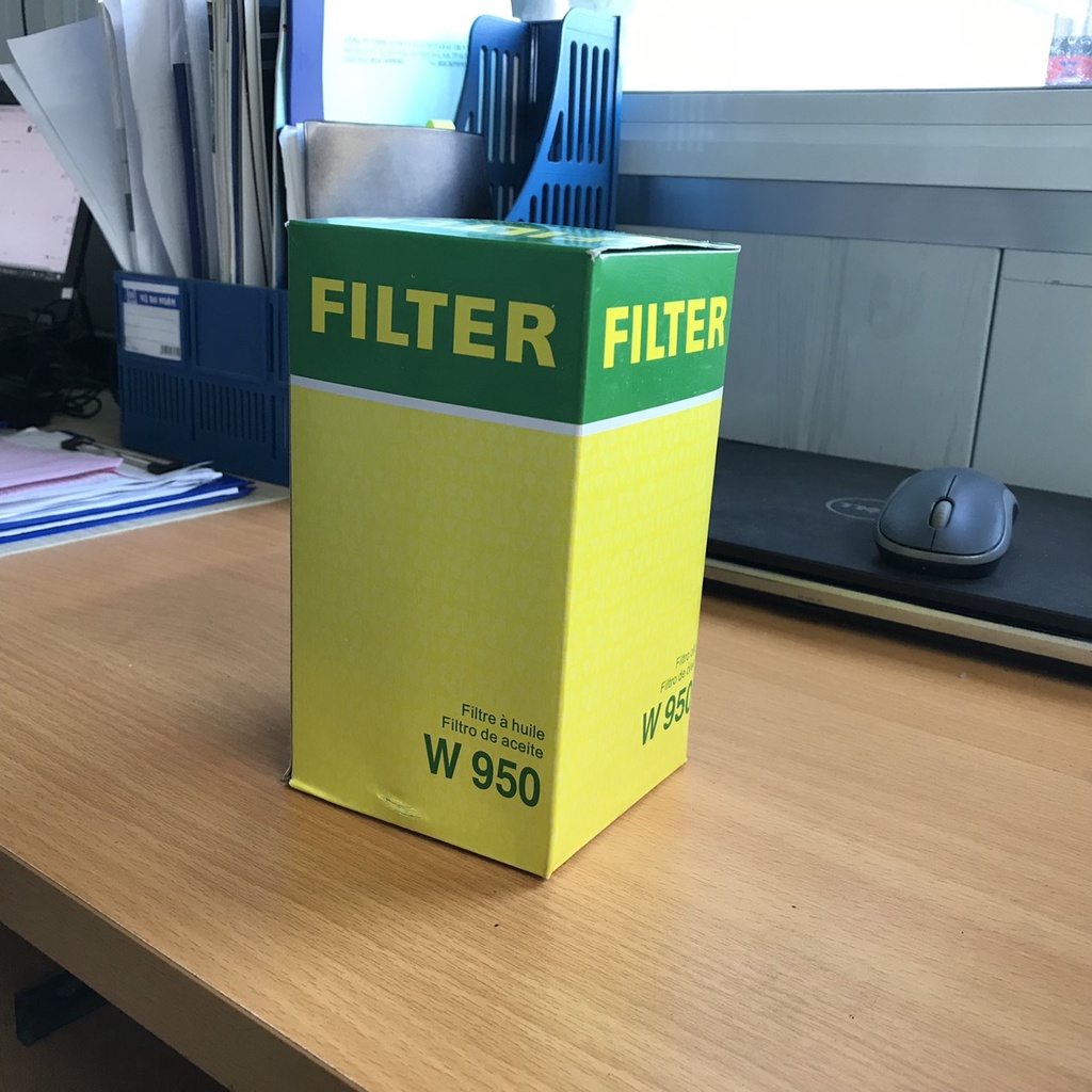 LỌC DẦU MANN W950 DÙNG CHO MÁY NÉN KHÍ TRỤC VÍT
