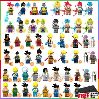 Dragon Ball Minifigures Android 17 Son Goku Vegetto Torankusu Gamma 1 Tien