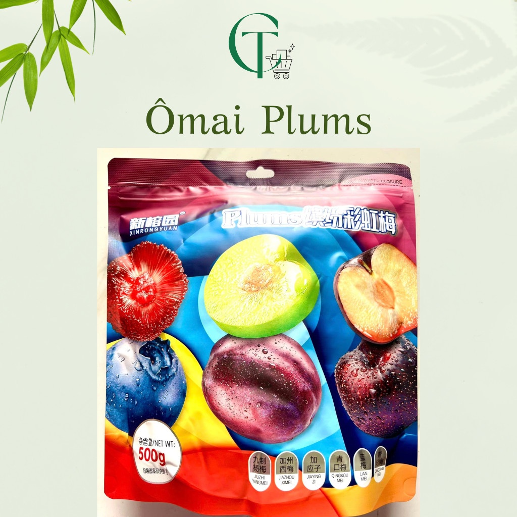 Ô mai hoa quả PLUM mix nhiều vị Mận, Việt Quất, Cherry, Thanh Mai siêu ngon