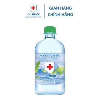 Nước súc miệng dr. muối hương vỏ chanh 500ml