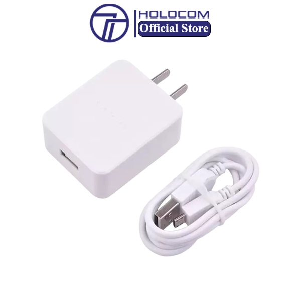 Bộ Sạc Nhanh OPPO HOLOCOM S3 5V-2A 10W Tiết Kiệm Điện Dùng Cho Mọi Dòng Điện Thoại Chân Micro USB