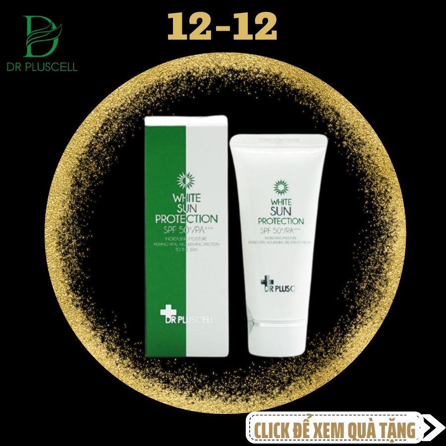 Kem chống nắng dr pluscell whitening sun cream SPF 50 + PA +++ 30ml