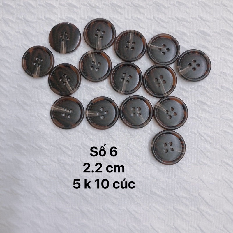 Cúc bọc sẵn loại nhỏ 0,8-1.2 cm