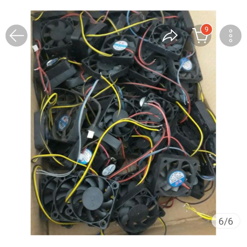 Quạt tản nhiệt _ quạt thông gió 12V DC 5x5x1