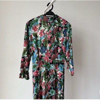 Đầm Zara Hoa Authentic sz s, new 98%