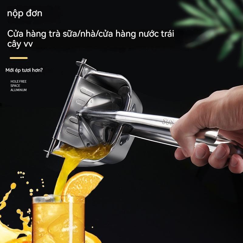 Dụng Cụ Ép Nước Trái Cây Thủ Công Bằng Inox 304 Dày Dặn Tiện Máy ép trái cây hoa quả bằng tay