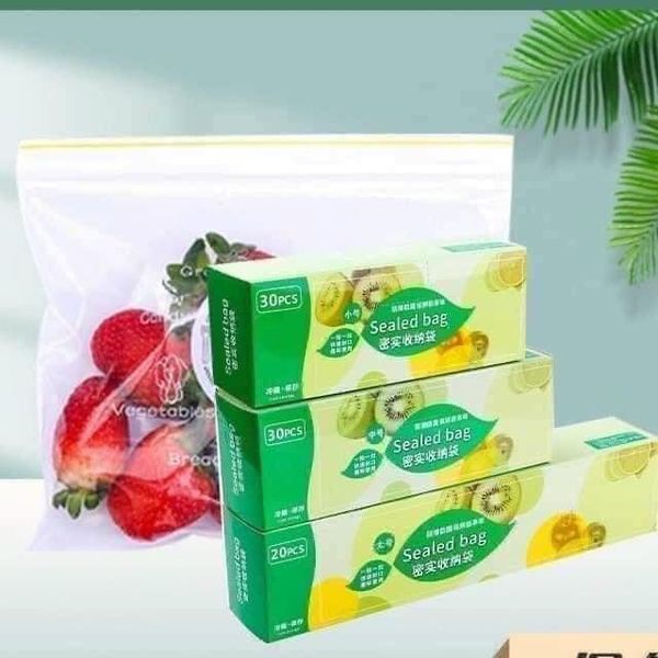 SET 3 TÚI ZIP ĐỰNG THỰC PHẨM CÓ KHÓA