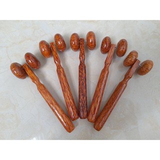 Lăn massage mặt, mũi gỗ dừa