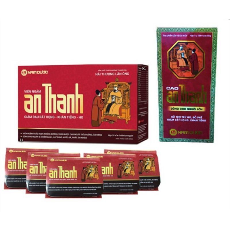 Kẹo ngậm An Thanh - Cao An Thanh không đường