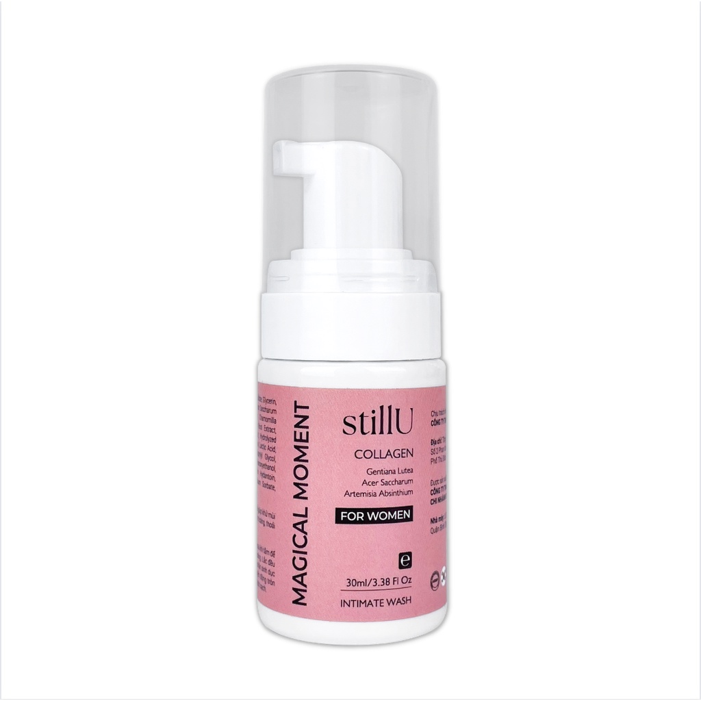 Dung dịch vệ sinh nam nữ giới tạo bọt stillU Khử Mùi size mini bỏ túi du lịch tiện lợi 30ml