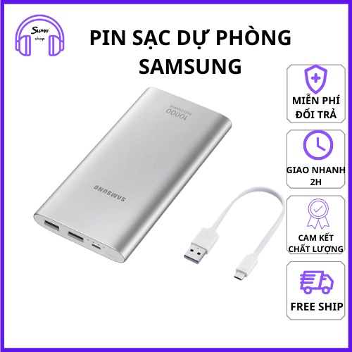 Pin Sạc Dự Phòng Samsung -Pin Sạc Dự Phòng Samsung EB-P1100 10000mAh Type