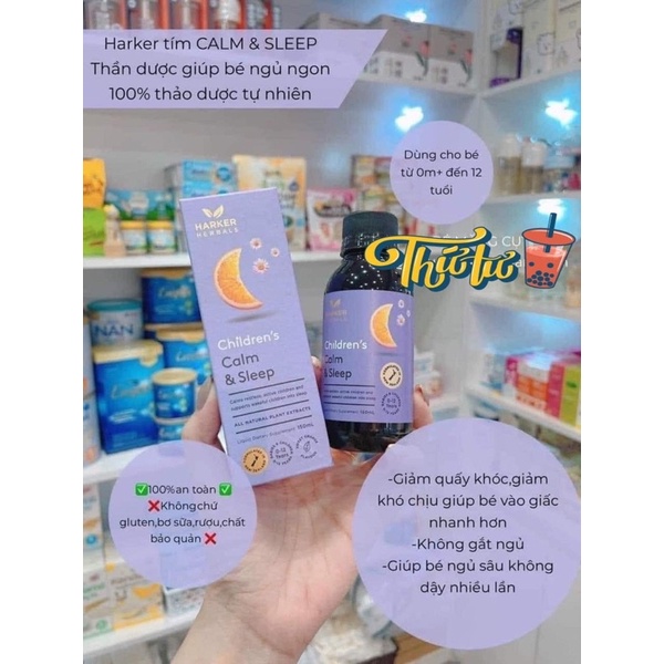 Siro thảo dược Harker Herbals NewZealand các loại cho bé