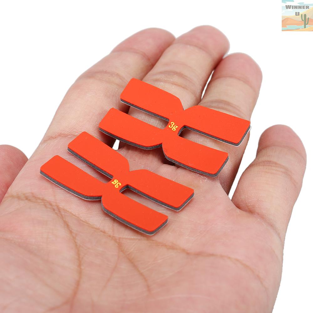 Set 6 Dải Dán Cân Bằng Vợt Tennis Bằng Silicone 3g